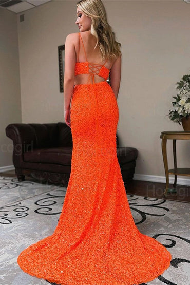 Roycebridal Briana | Robe de bal sirène deux pièces à paillettes et fente