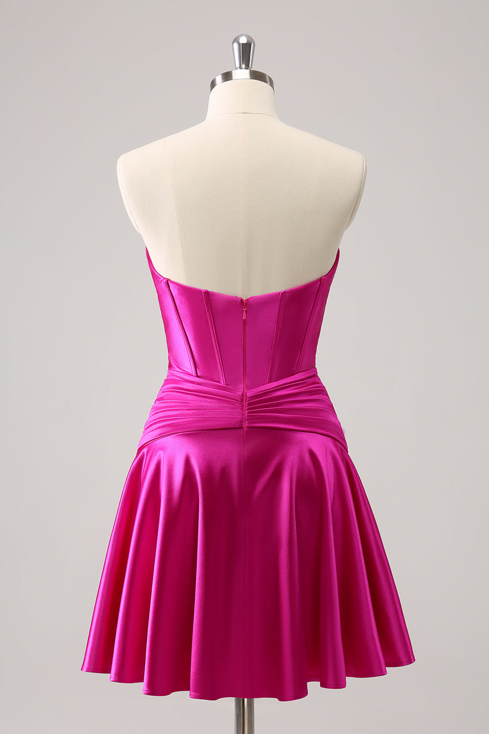 Cute Burgundy A Line Sweetheart Criss Cross Corset Homecoming Dress with Ruffles
