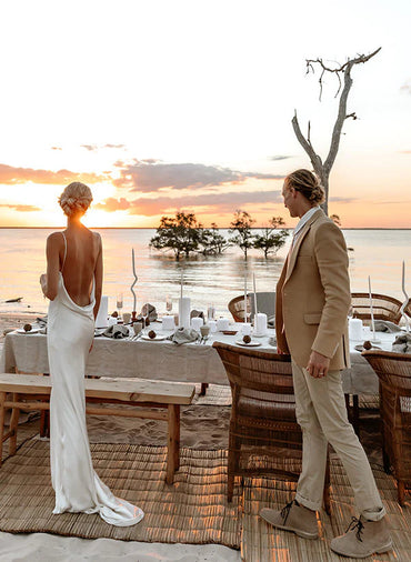 Vestido de fiesta de sirena con cuentas de lentejuelas y escote corazón