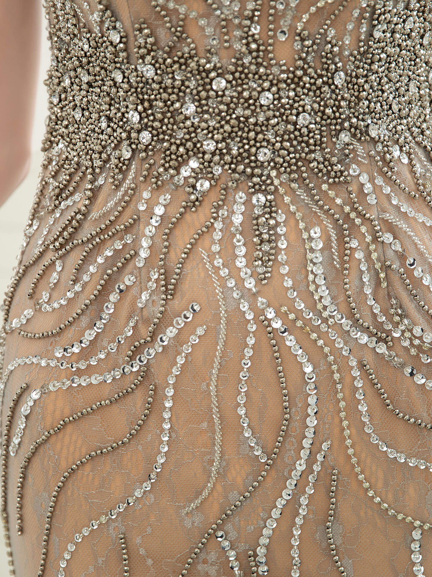 Roycebridal Roycebridal Mermaid V-neck Beaded Luxurious Fashion Formal Evening Dresses Sleeveless Floor Length Prom Dresses