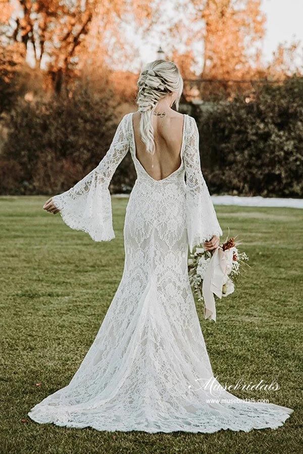 Wedding dresses online | cheap lace wedding dress | wedding gown | musebridals.com