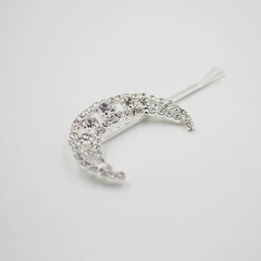 Roycebridal Exquisite Legierung Stern Mond Vielseitige Kombination Haarnadel Einfaches Temperament Diamant Seitenclip Einzelclip Braut Haarschmuck