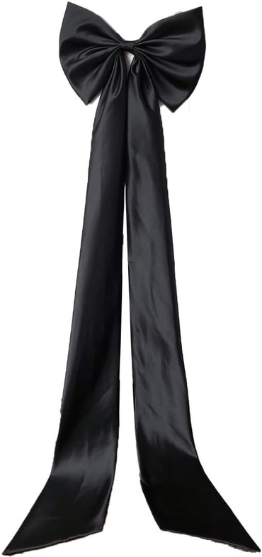 Roycebridal traîne amovible nœud blanc accessoire de taille traînant satin