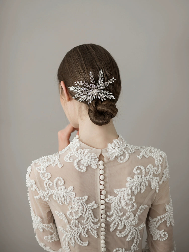 Roycebridal Braut-Kopfschmuck, exquisiter Baumzweig, Pferdeauge, Diamant, Braut-Haarnadelform, Make-up-Tablett, Haar-Accessoires