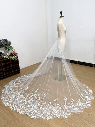 Roycebridal Traîne amovible en dentelle amovible