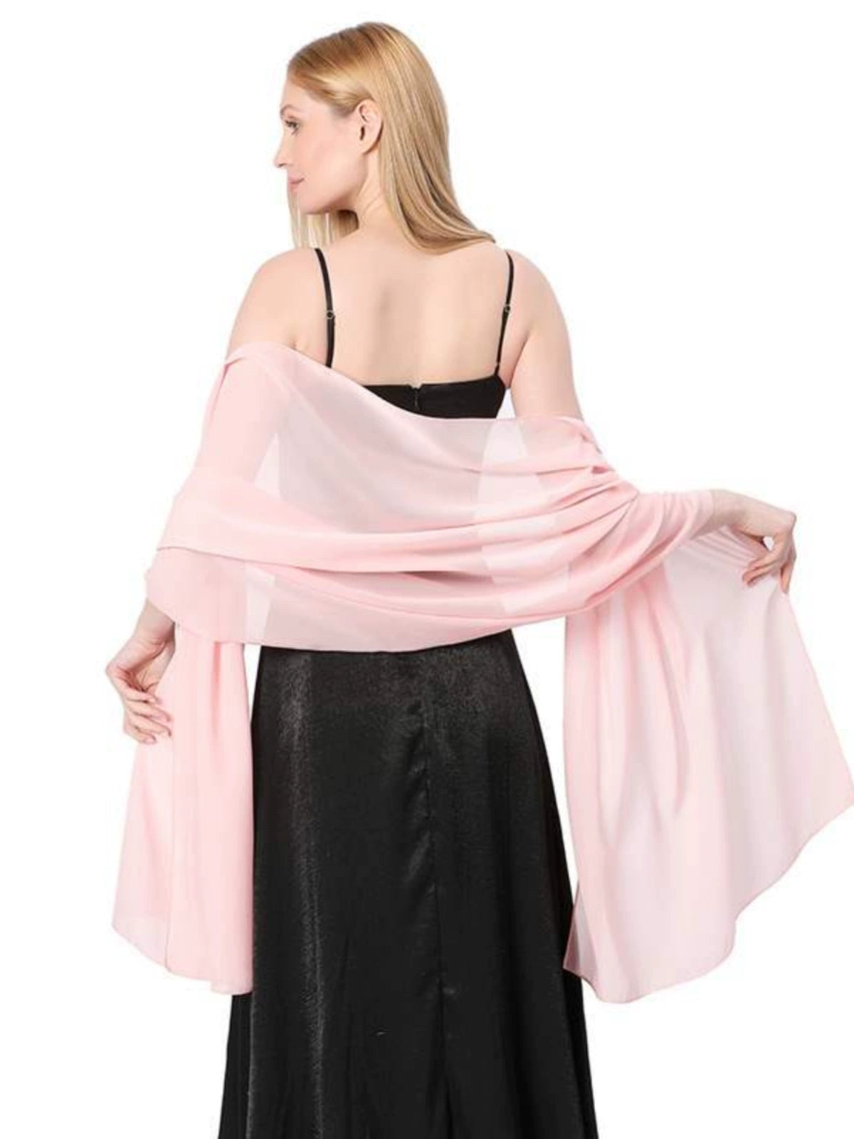Roycebridal Jacken & Wraps Reine Farbe Chiffon Abend Schal Braut Brautjungfer Hochzeit Kleid Mit Cheongsam Party Schal Weibliche