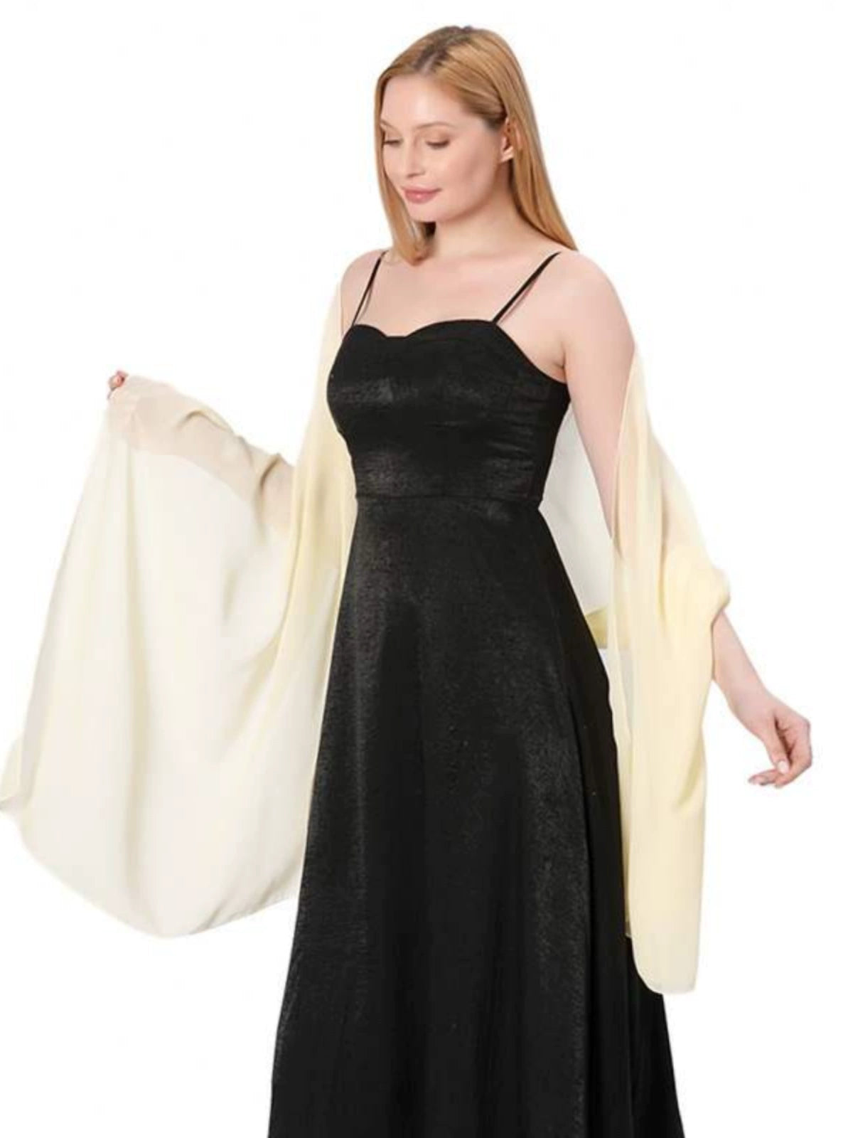 Roycebridal Jacken & Wraps Reine Farbe Chiffon Abend Schal Braut Brautjungfer Hochzeit Kleid Mit Cheongsam Party Schal Weibliche