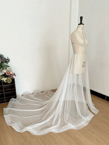 Roycebridal Traine détachable Élastique double couche détachable