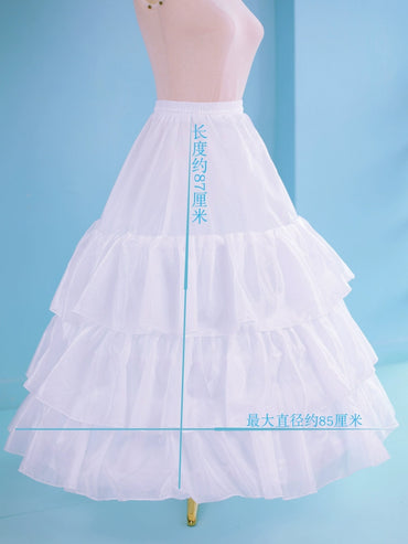 Jupon à armatures à chevrons longueur ras du sol Roycebridal