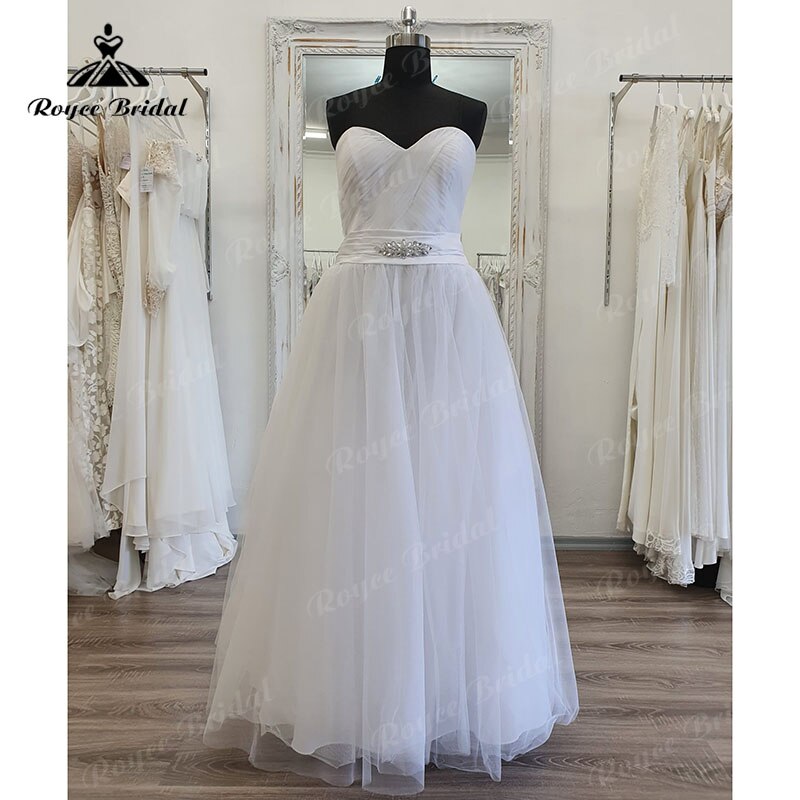 Plus SizePrincess Sweetheart Floor Length Pleats Wedding Gowns with Belt Off the Shoulder 2025 Long Bridal Gowns Custom Made Elegant