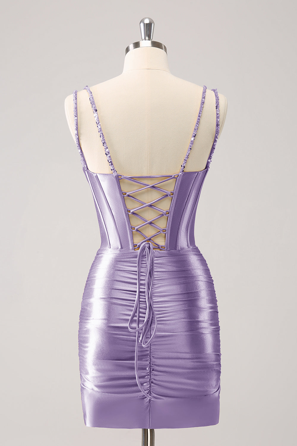 Gorgeous Golden Bodycon Corset Short Homecoming Dress with Sequins