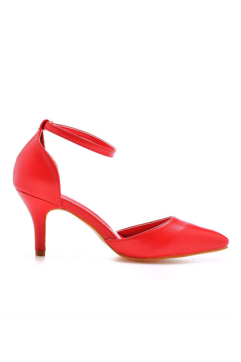 Roycebridal Women's Wedding Shoes Pointed Toe Ankle Strap Stiletto Heels