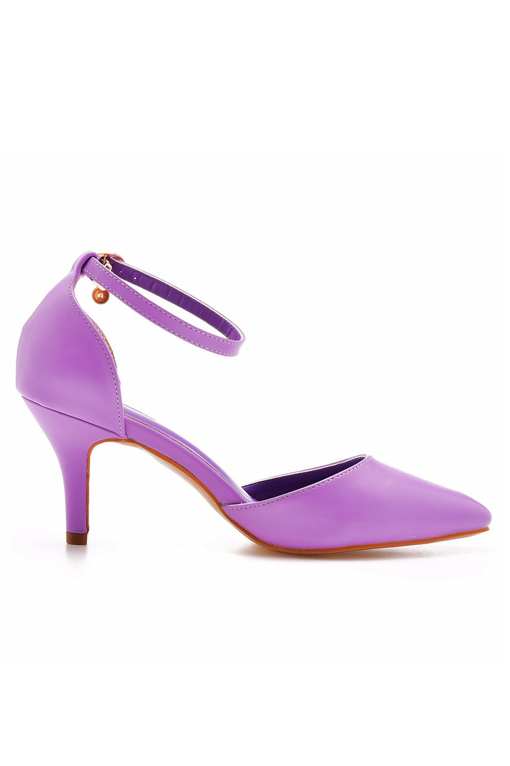 Roycebridal Women's Wedding Shoes Pointed Toe Ankle Strap Stiletto Heels