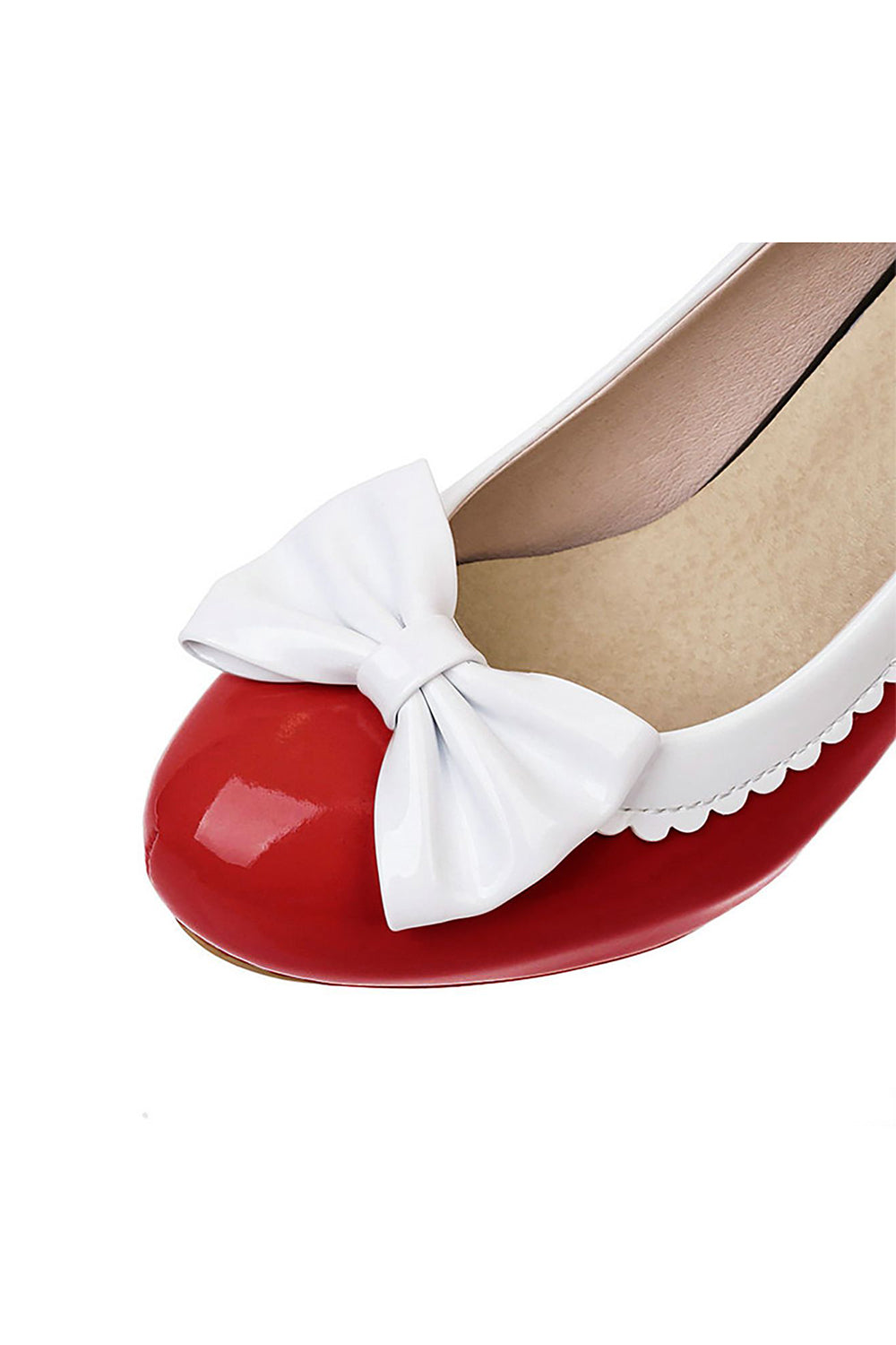 Roycebridal Retro-Schuhe mit Schleife und hohen Absätzen