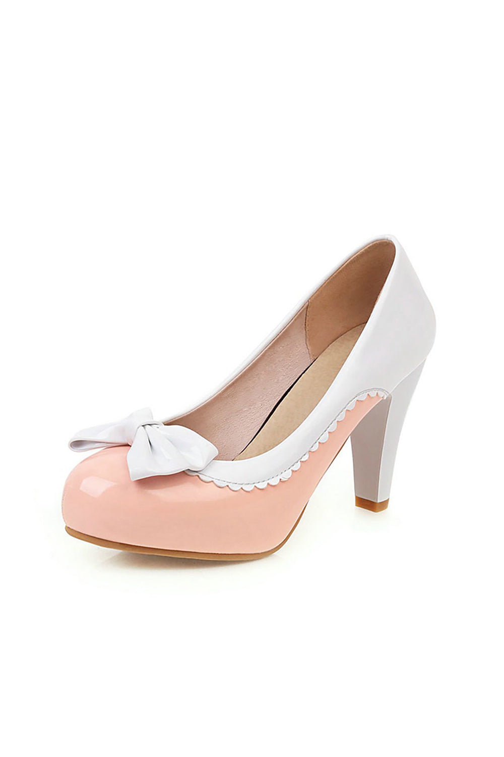 Roycebridal Retro-Schuhe mit Schleife und hohen Absätzen
