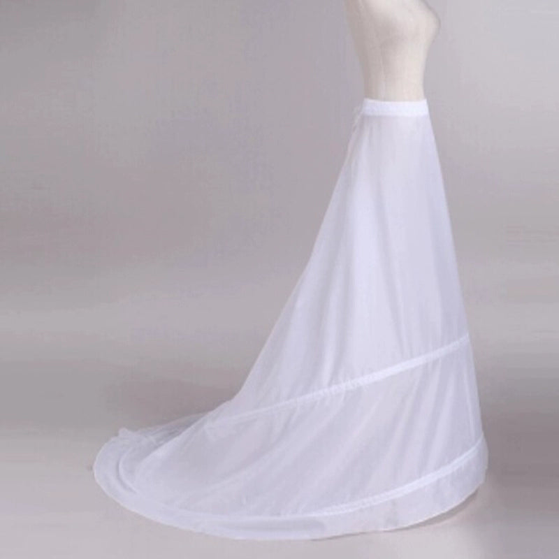 Jupon queue de poisson à deux cercles et taille élastique en acier double Roycebridal