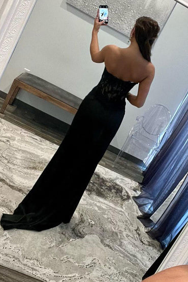 Roycebridal Amaya | Robe de bal longue en satin avec décolleté en cœur et fente