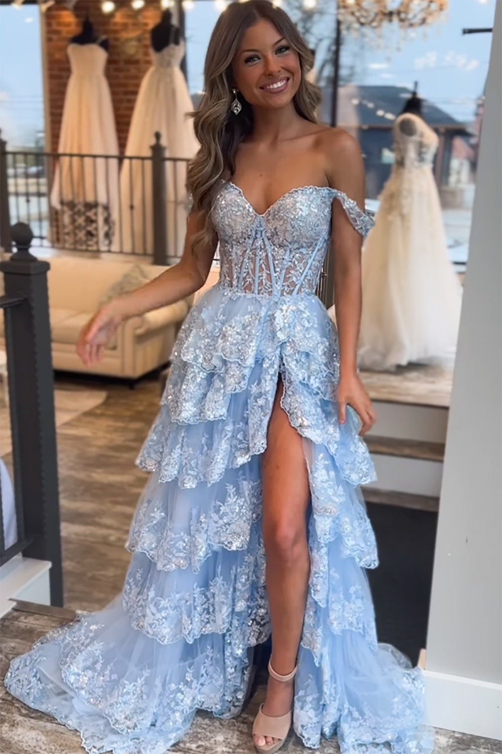 Corset evening gowns online