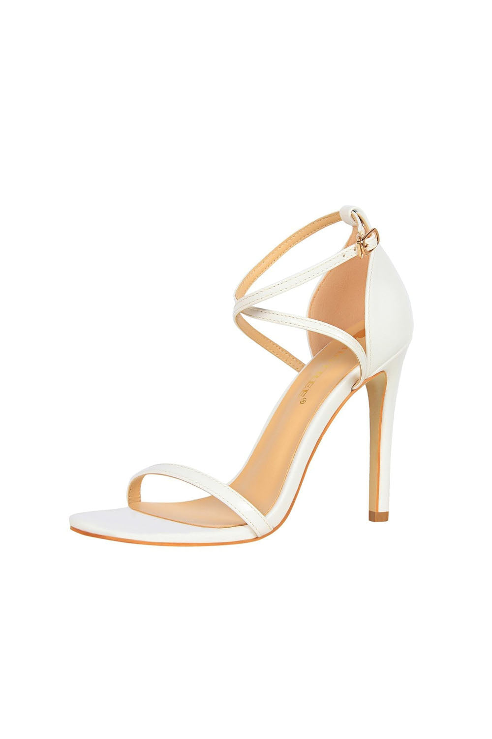 Schwarze Stiletto-Sandalen
