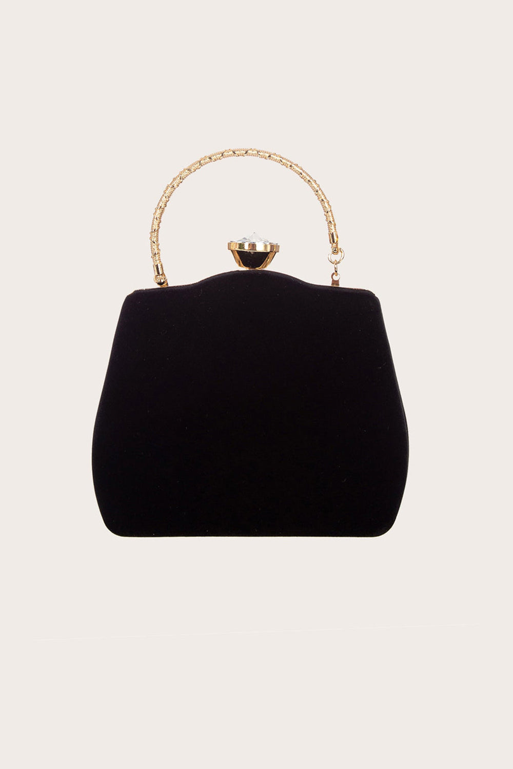 Roycebridal – Schwarze Handtasche mit Perlenbesatz