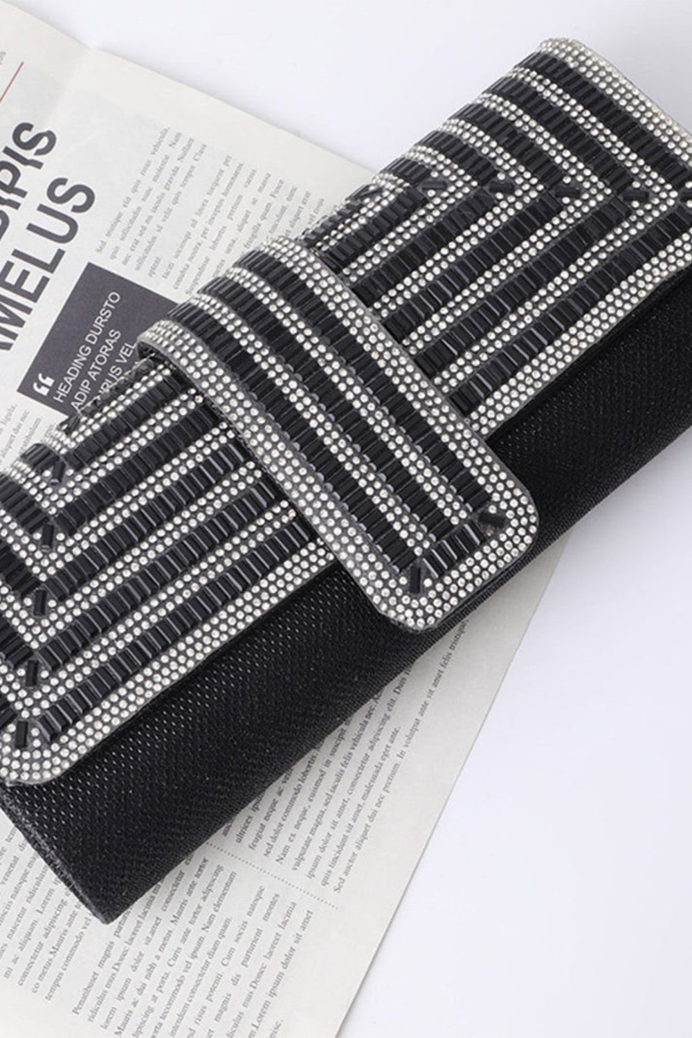Roycebridal – Schwarze Crossbody-Handtasche mit Kette