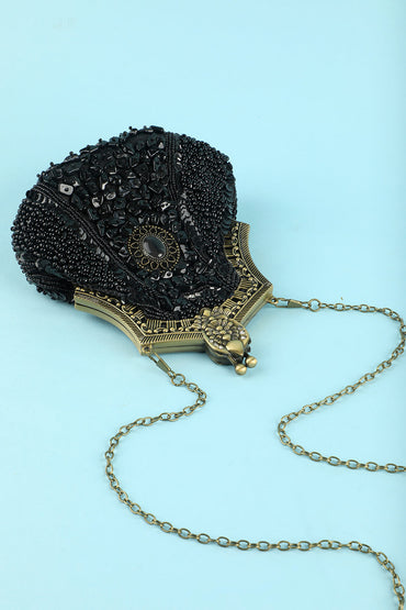 Sac de soirée vintage noir Roycebridal