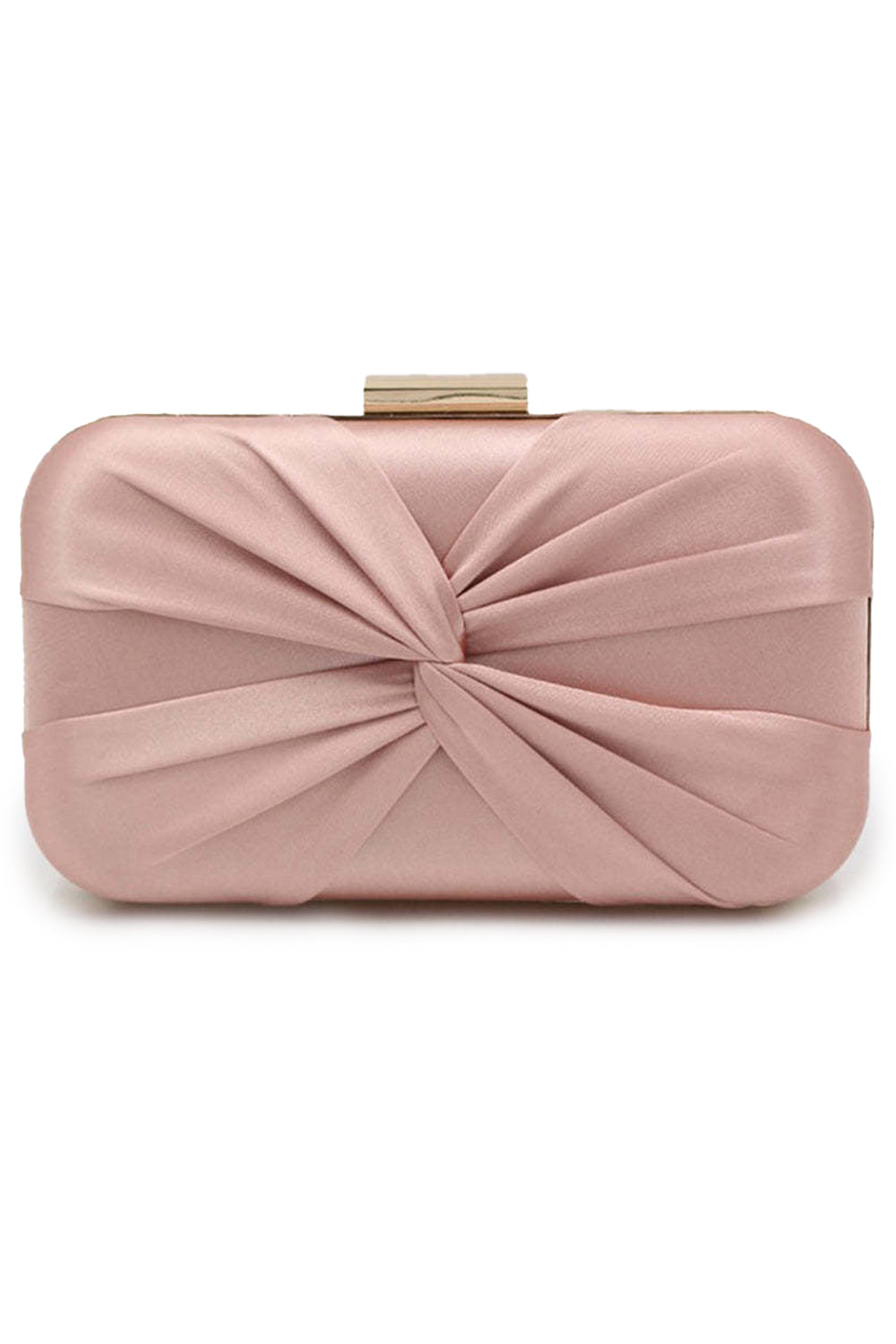Klassische Clutch mit seidenartigem Verschluss