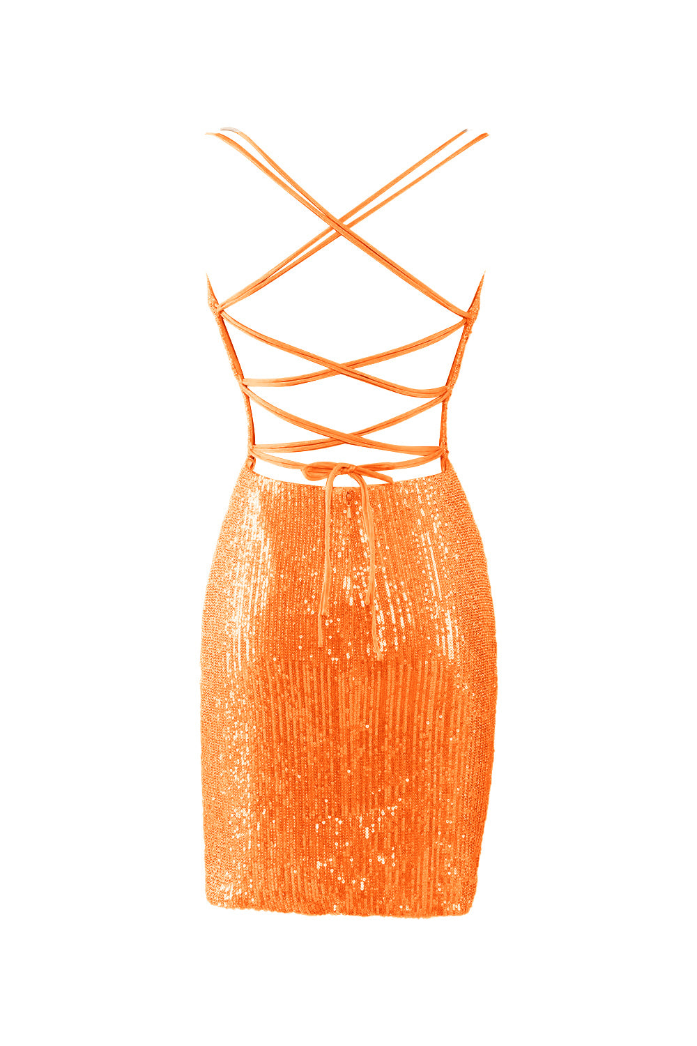 Nigella | Robe de soirée moulante à paillettes bleues et col en V