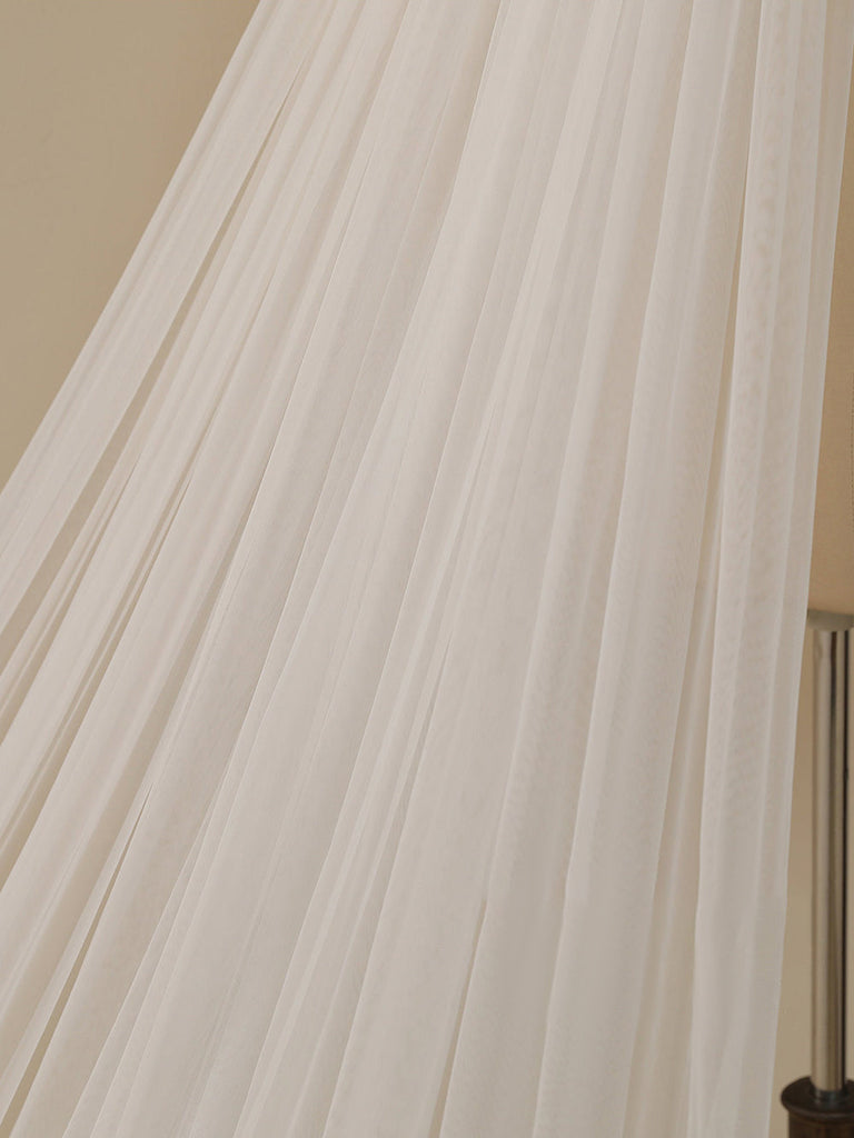 Voile de mariée cathédrale en dentelle florale délicate Roycebridal