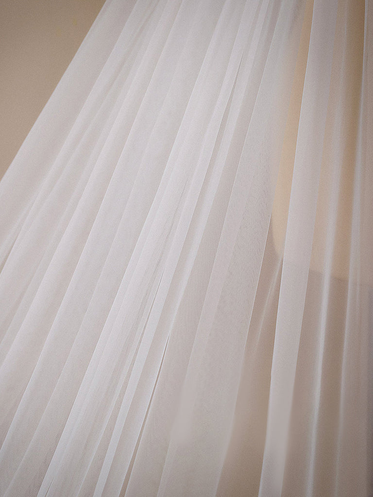 Voile de mariée cathédrale en dentelle fleurie Roycebridal