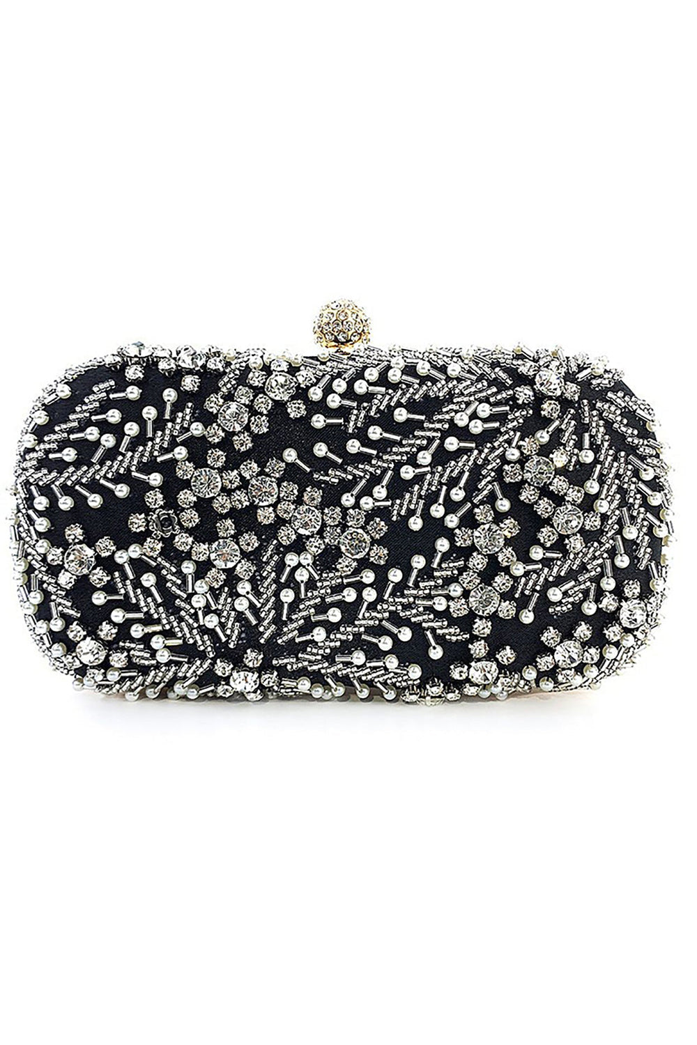 Roycebridal – Quadratische Handtasche mit Perlen und Strass