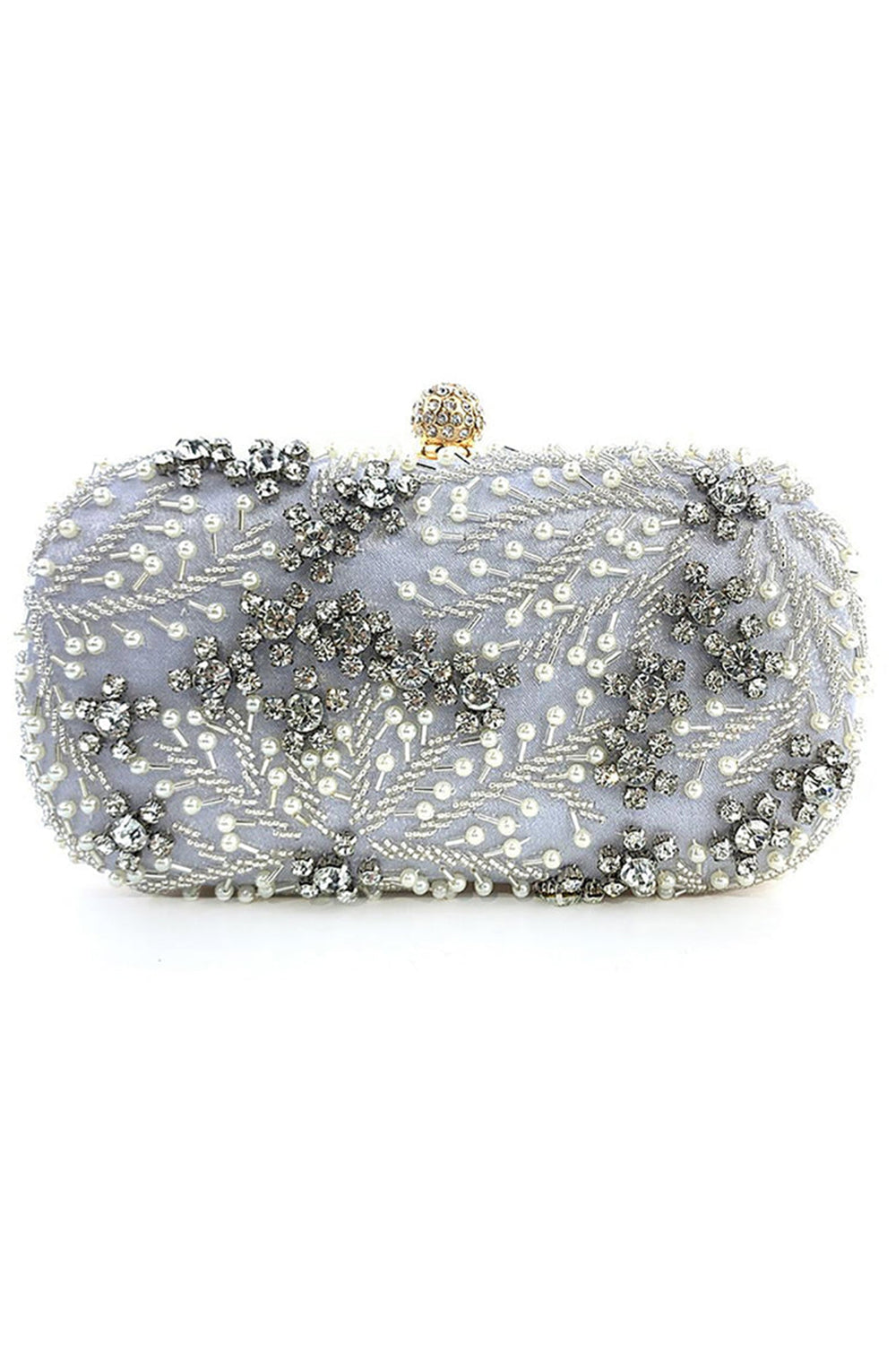 Roycebridal – Quadratische Handtasche mit Perlen und Strass