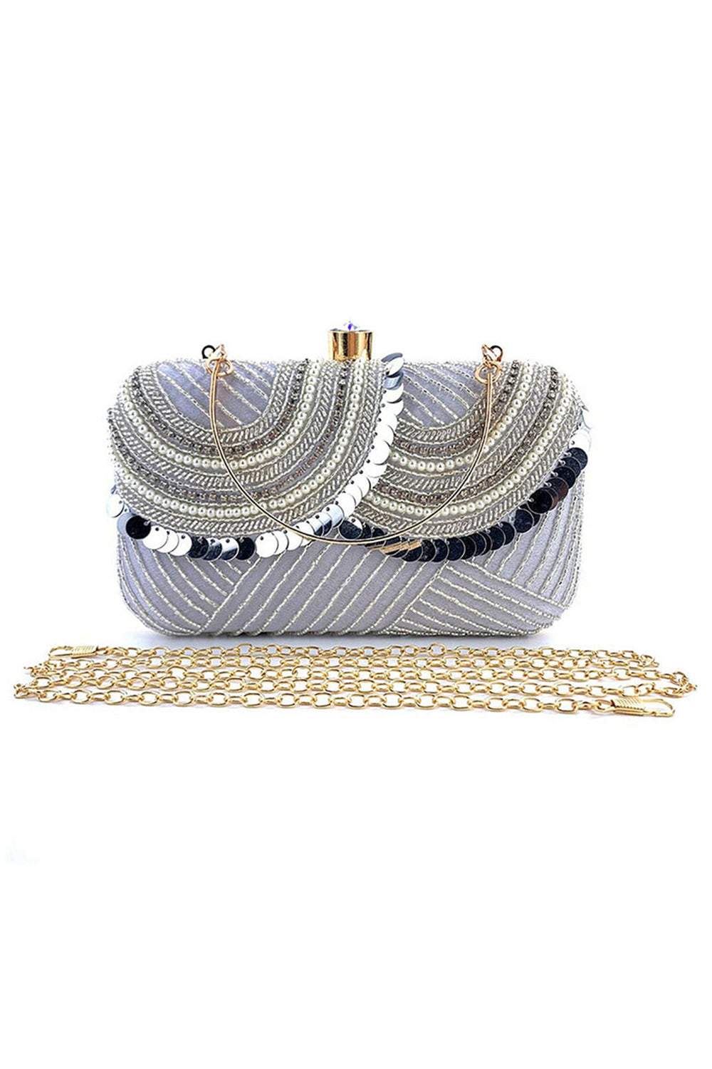 Sac à main carré à paillettes Roycebridal