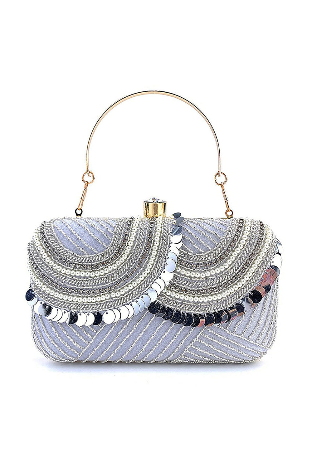 Sac à main carré à paillettes Roycebridal