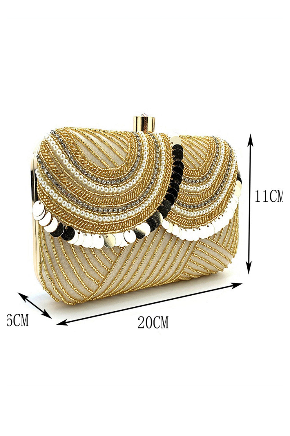 Sac à main carré à paillettes Roycebridal