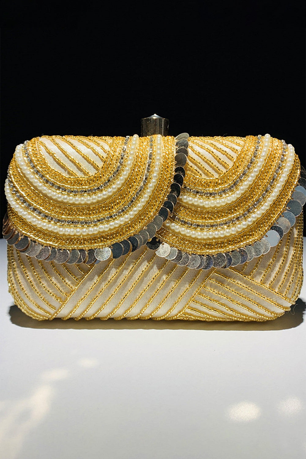 Sac à main carré à paillettes Roycebridal