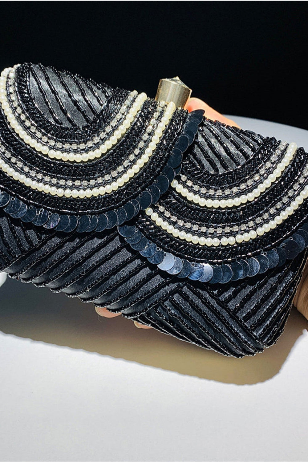 Sac à main carré à paillettes Roycebridal