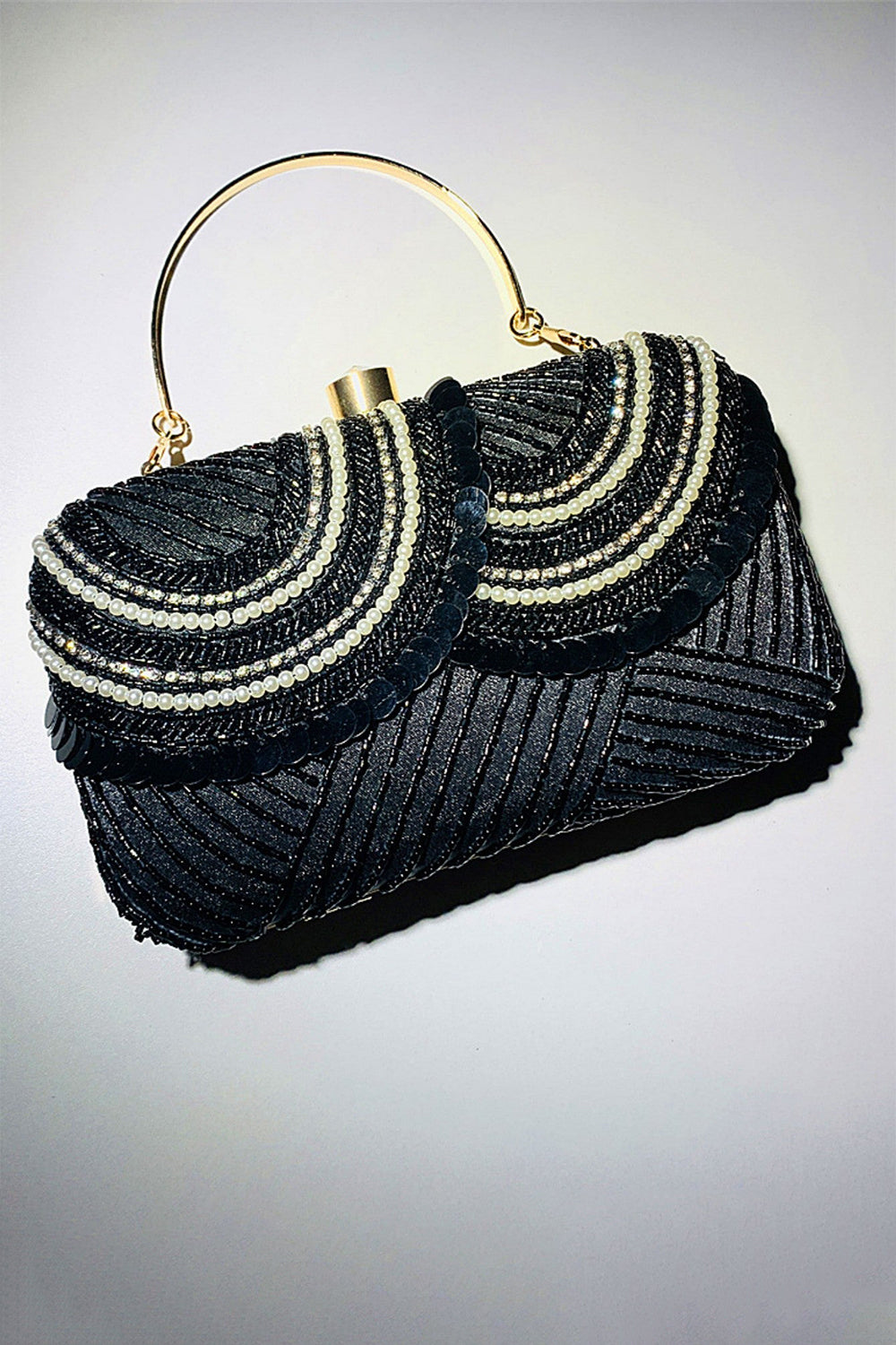 Sac à main carré à paillettes Roycebridal