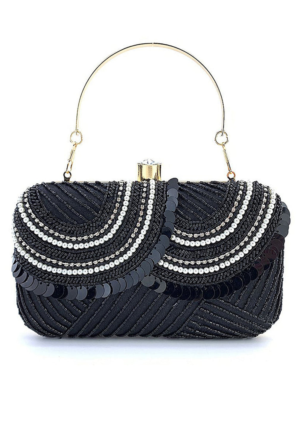Sac à main carré à paillettes Roycebridal