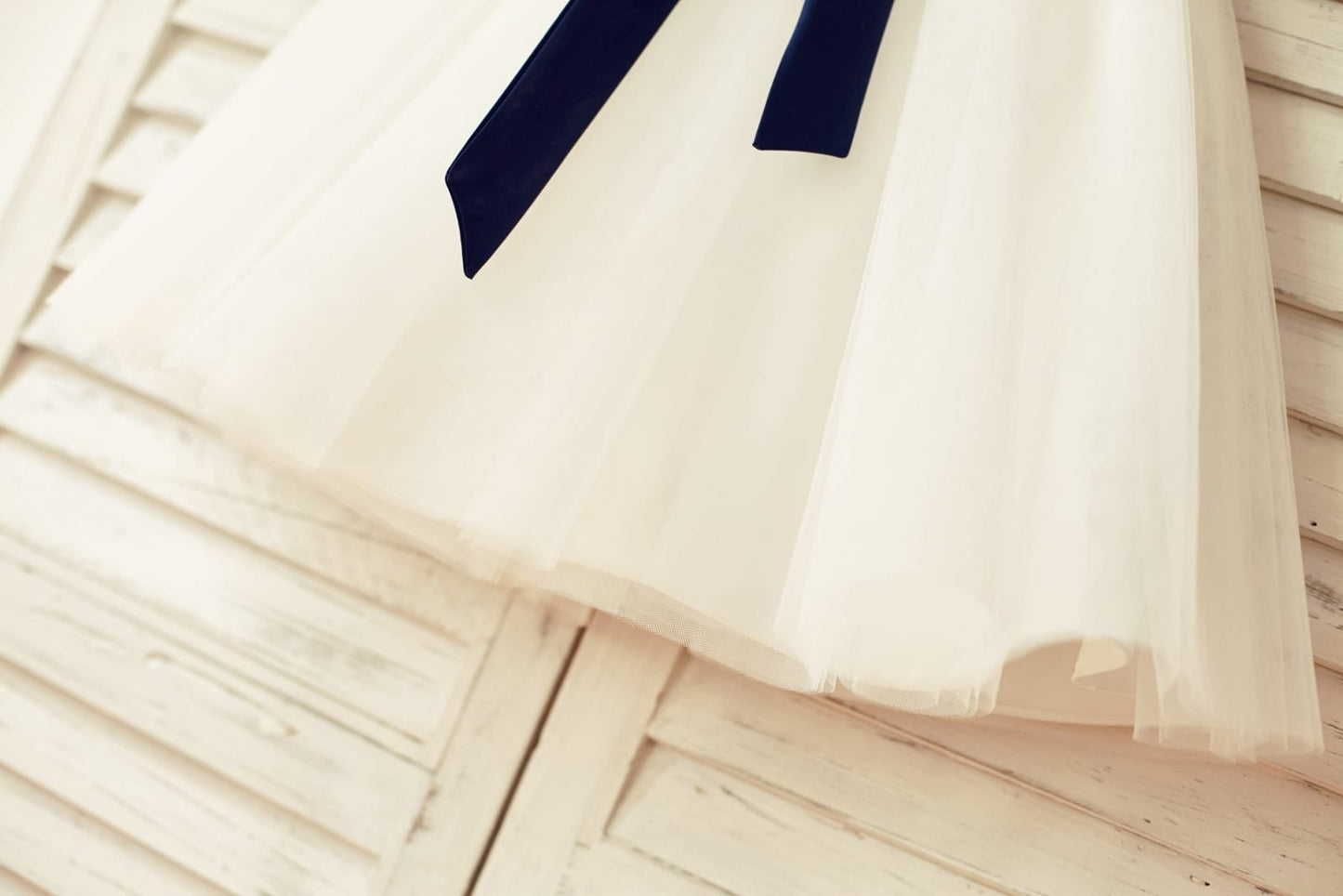 Short Sleeves Mate Champagne Sequin Tulle Flower Girl Dress