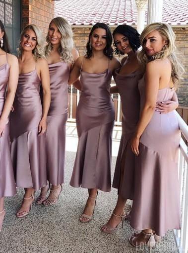 Roycebridal Günstige knielange staubig-lila Brautjungfernkleider online