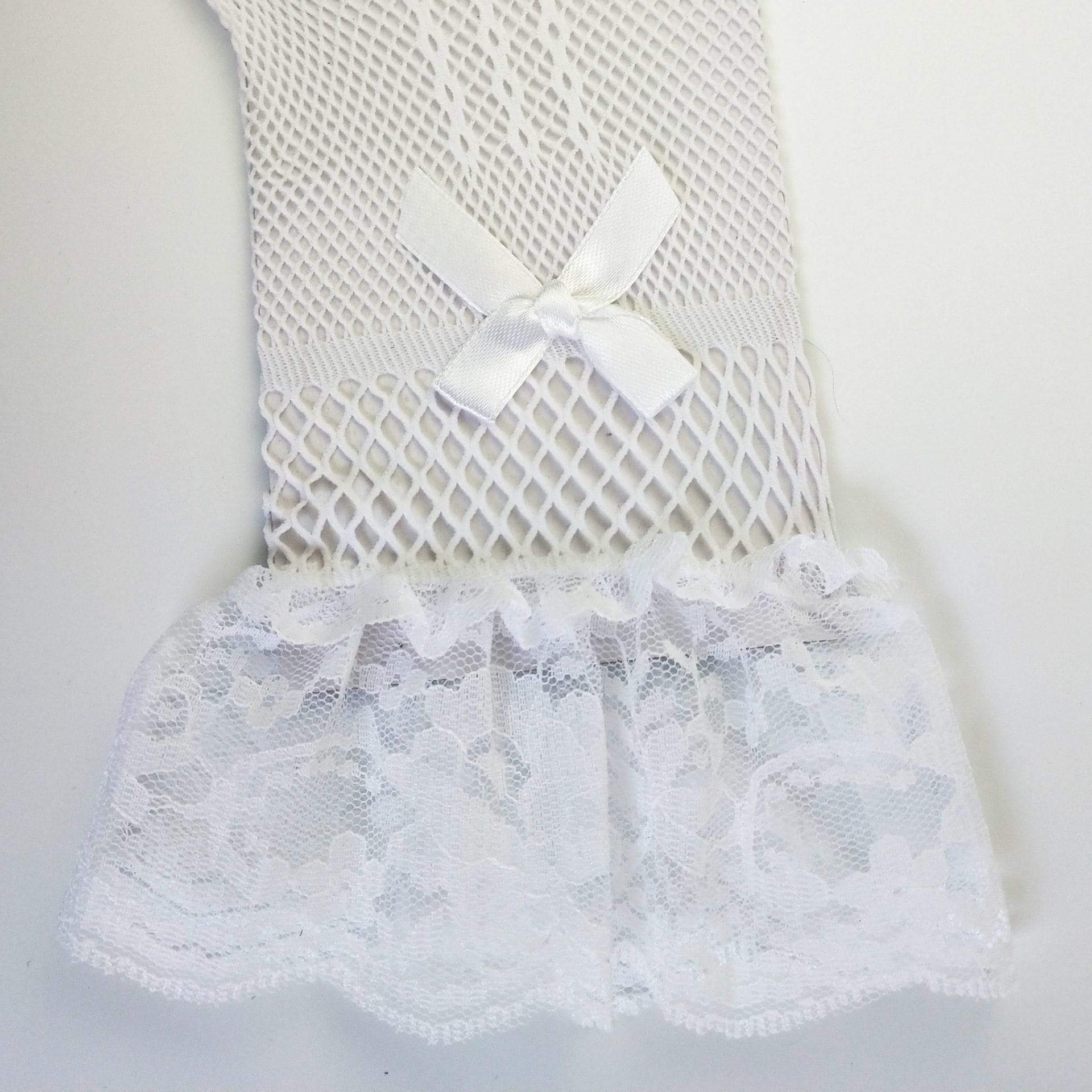 Gothic Black Lace Gloves Through Sexy Short Bridal Gloves - ROYCEBRIDAL OFFICIAL STORE