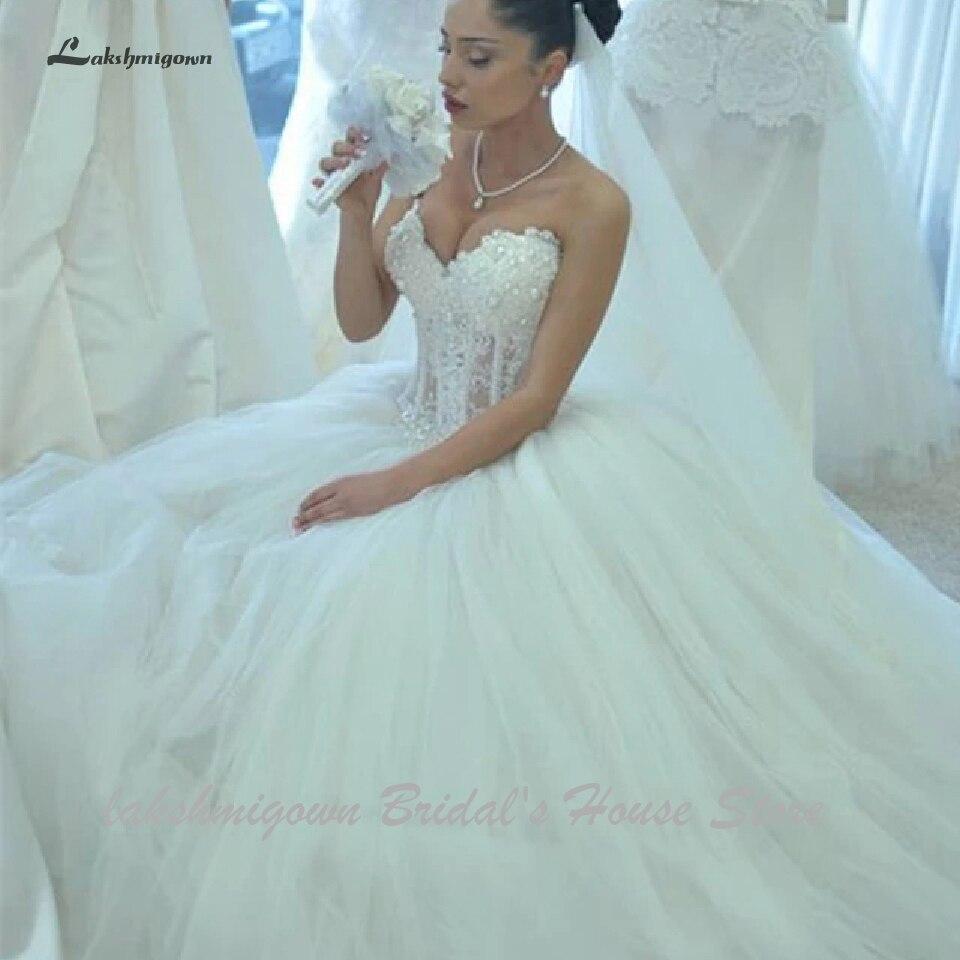 Luxury Saudi Arabia Ball Gown Wedding Dresses For Bride - ROYCEBRIDAL OFFICIAL STORE