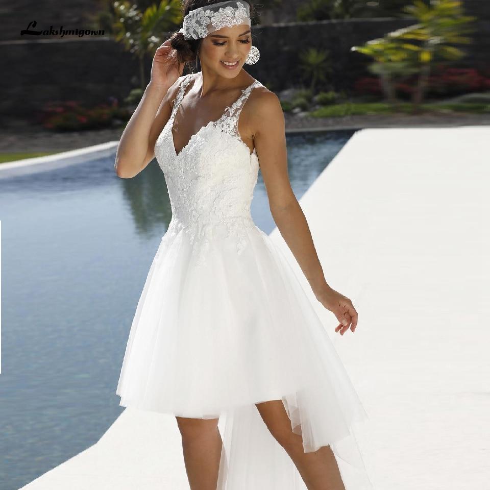 Robe de mariée courte bohème sexy Roycebridal pour la plage et l