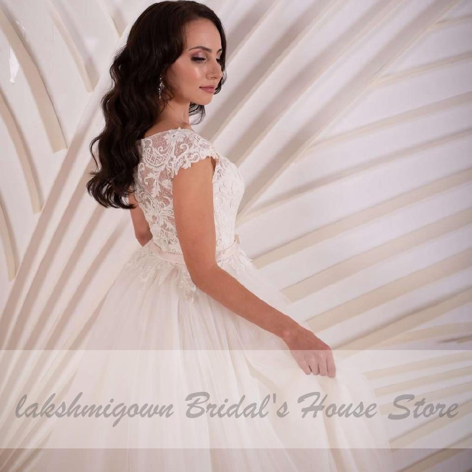 Simples Bridal Dress Vintage Lace Embroidery Wedding Gowns - ROYCEBRIDAL OFFICIAL STORE