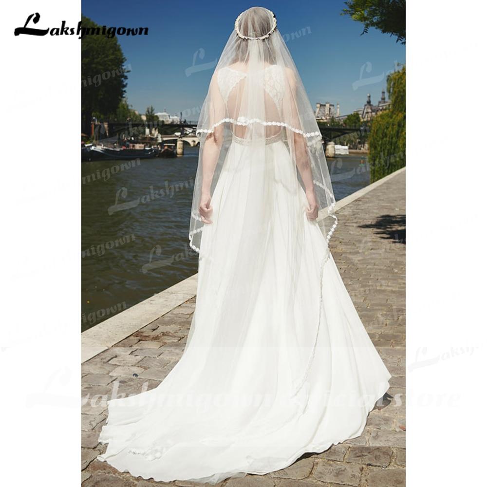 Summer Wedding Dress New Style Backless Sexy Bridal Beach V-neck - ROYCEBRIDAL OFFICIAL STORE