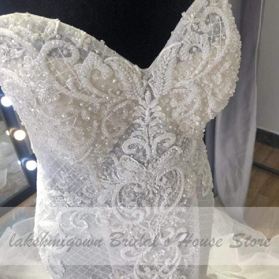Vintage Lace Two Piece Wedding Dress Detachable Skirt - ROYCEBRIDAL OFFICIAL STORE