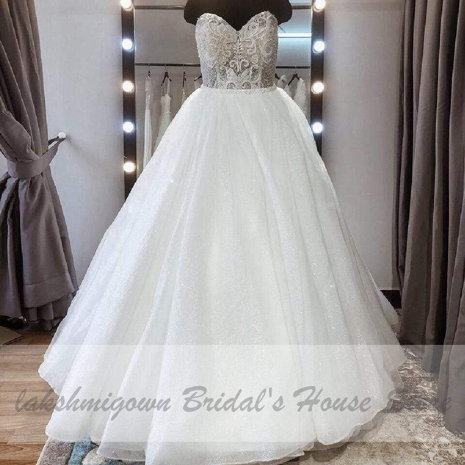 Vintage Lace Two Piece Wedding Dress Detachable Skirt - ROYCEBRIDAL OFFICIAL STORE