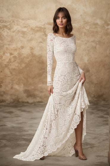 Vestido de Noiva Macacão de Noiva em Cetim Boémio Decote Sweetheart Fora do Ombro Personalizado