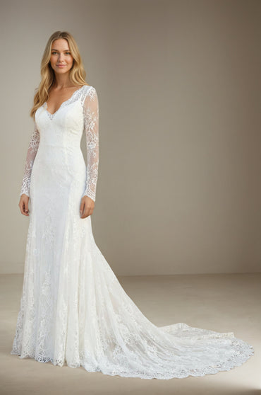 Vestido de novia mono de satén boho escote corazón fuera del hombro personalizado